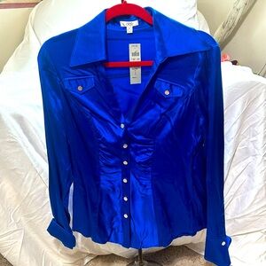 Cache royal blue blouse